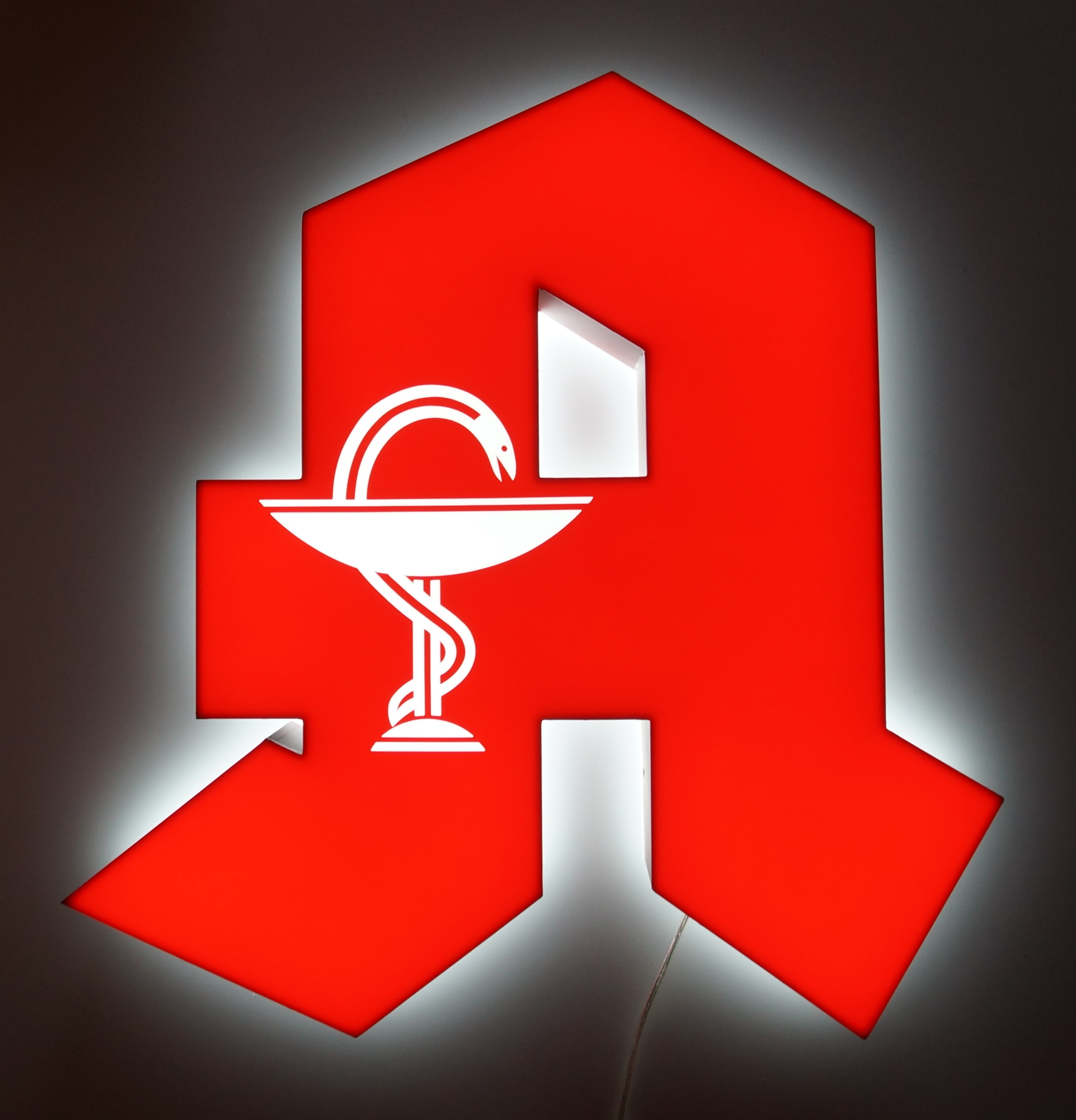 LED Apothekenzeichen Vor- und Rückleuchtend LED Apothekenzeichen Vor- und Rückleuchtend